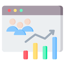 Website traffic chart