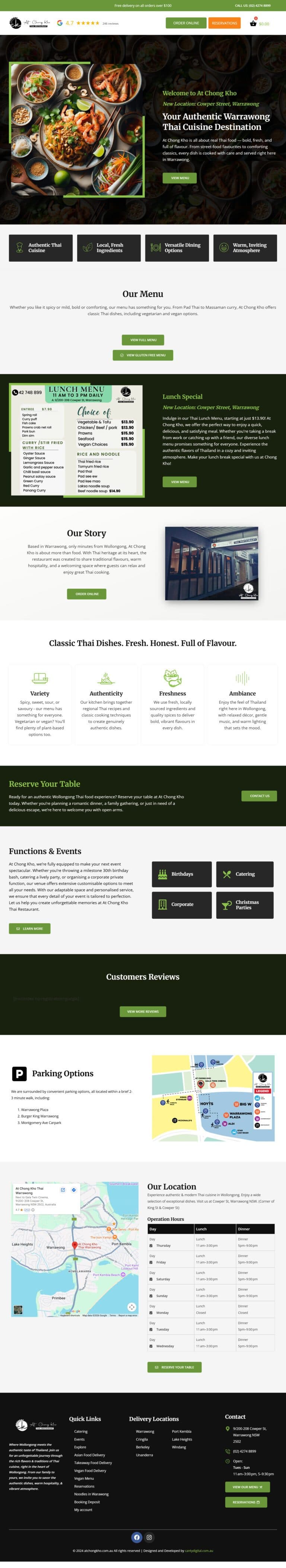 At Chong Kho website design