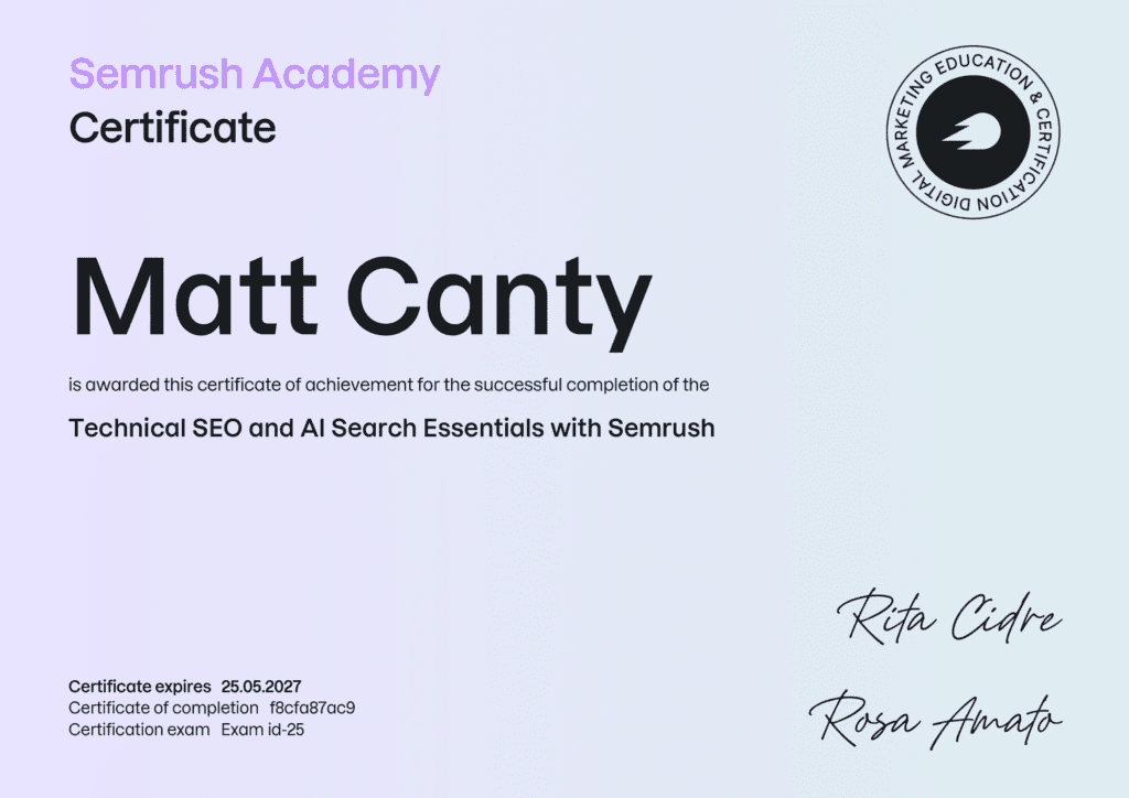 Technical SEO and AI Search Essentials with Semrush